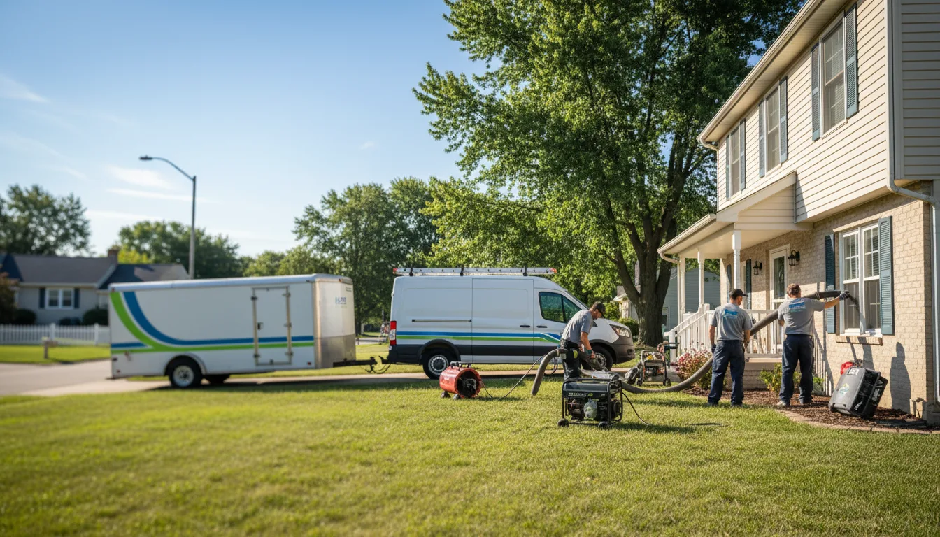 Flooded Basement Restoration And Cleanup With Repair in Chillicothe, MO near me